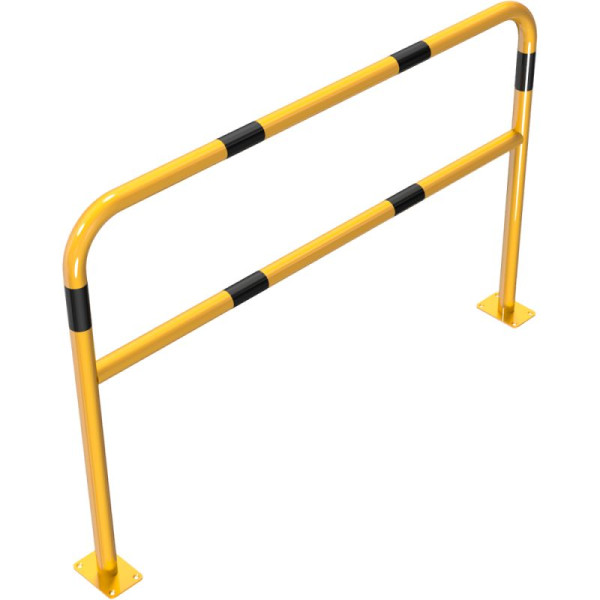 Stein HGS Schutzbügel -Solid-, 1500mm/zum Aufdübeln mit Bodenplatte, kunststoffbeschichtet, 31155