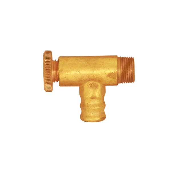 Riegler Ablass- und Entlüftungsventil, Messing, Eckform, G 1/8, 145743