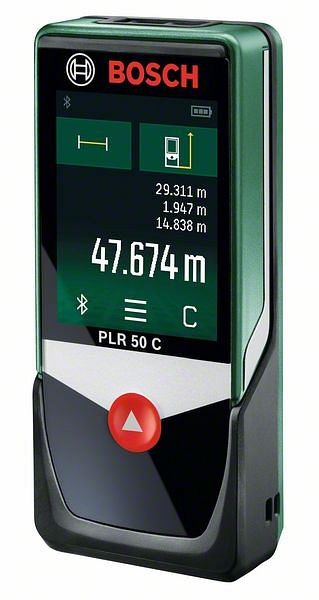Bosch Digitaler Laser-Entfernungsmesser PLR 50 C, 0603672200