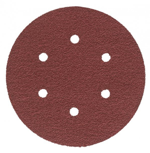 3M Cubitron II Hookit Gewebeschleifscheibe 947A, 150 mm, 40+, 6-fach gelocht, VE: 200 Scheiben, 7100113143