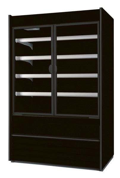 NordCap Wandkühlregal, ALASKA 071 SLIM ENERGY DR BLACK, 41863511071