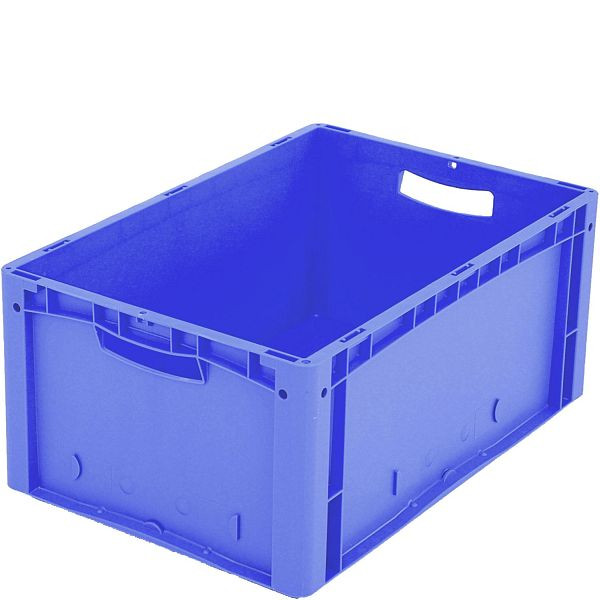 BITO Eurostapelbehälter XL 400x300x170 Mm – Mit Stirnseitiger Sichtöffnung, 15 Kg Traglast, Blau – Für Lager & Kommissionierung