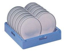 ZANUSSI Tellerkorb Kunststoff, blau, für Suppenteller / flache Teller, Fassungsvermögen: 16 Teller mit Ø in mm:, 406867001