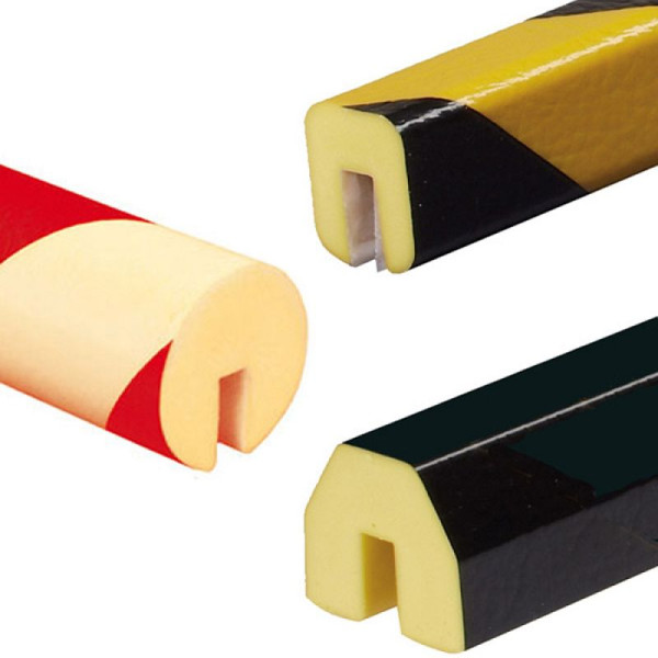 Stein HGS Profilschutz 'Protect' Knuffi®, extrem abriebfest, rot/weiß, Kreis, zum Aufstecken, 40/40/8mm, dc10211