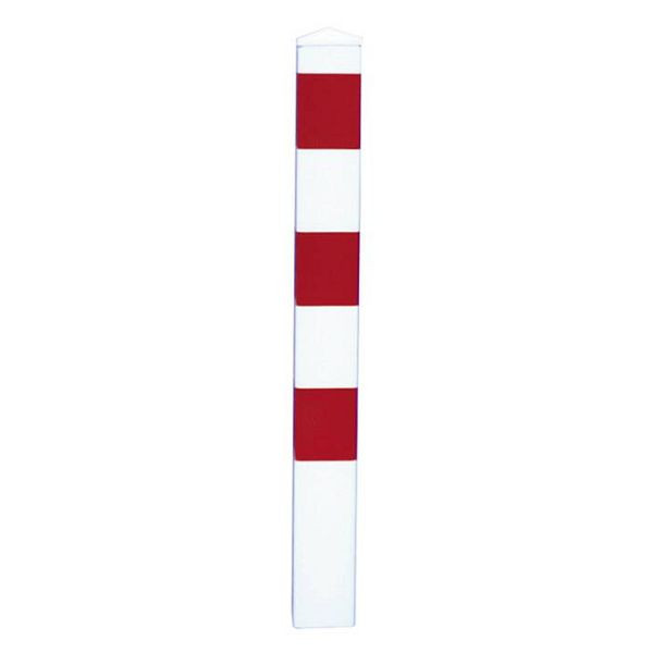 Stein HGS Absperrpfosten -Bollard- 100 x 100 mm, feststehend/zum Einbetonieren, verzinkt, ohne Ösen, 40100