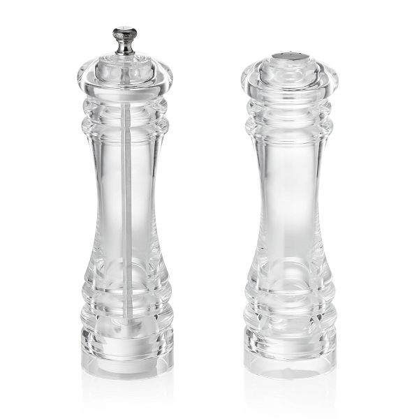WAS Salzstreuer und Pfeffermühlen Set Classic Mill Acryl & Classic Shaker Acryl, 2464220