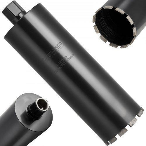 VEVOR Kernbohrer φ127 mm, 356 mm Tiefe, 1-1/4 Zoll-7 Gewinde, Nass-Diamant für Beton/Ziegel/Mauerwerk, QXZTSS114YC7JE2FZ001V0