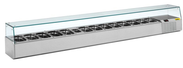 NordCap Pizzakühltisch-Aufsatz A 2725, für GN 1/4-150 oder GN 1/9-100, steckerfertig, statische Kühlung, 46710307004-0-G-0