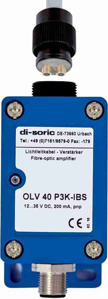 di-soric OLV 41 P3K-IBS Glasfaser-Lichtleiter-Verstärker, Wellenlänge 660 nm, 201451