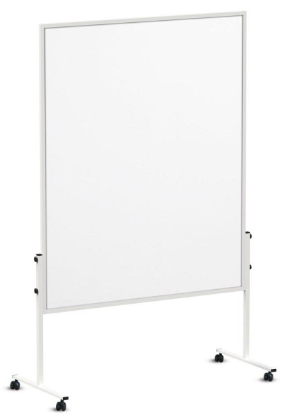 Deskin Moderationstafel ECONOMY, Oberfläche beidseitig Whiteboard, H 1500 x B 1200 mm, 293318