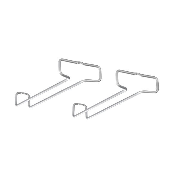 Metaltex Rail Weinglashalter 2er Set Polytherm 26x11x4cm, VE: 10 Stück, 364922039