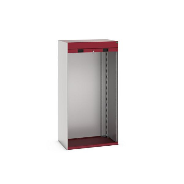 bott cubio Rollladenschrank, BxTxH: 1050x650x2000mm, RAL 7035/3004, Purpurrot, 40201004.24V