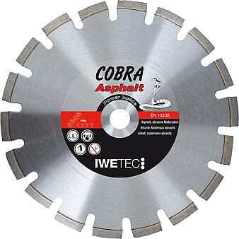 Iwetec Diamant-Trennscheibe Cobra Asphalt 7,5, ø 600 mm / 25,4 mm, 687011