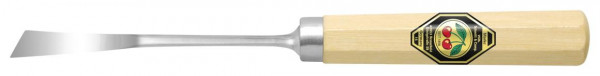 Kirschen Bildhauerbeitel mit Heft, Stich 4, gekröpft, rechtsschräg, 12 mm, 3180012