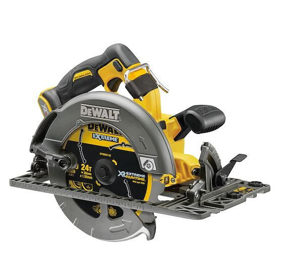 DeWalt Flexvolt 54 Volt Akku-Handkreissäge 190mm (bürstenlos), Führungsschuh - Basisversion, DCS579NT-XJ