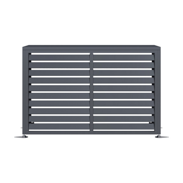 Westmann Verkleidung Wärmepumpe Boxa M, Anthrazit, 56x140x97cm, WMHHPS140C