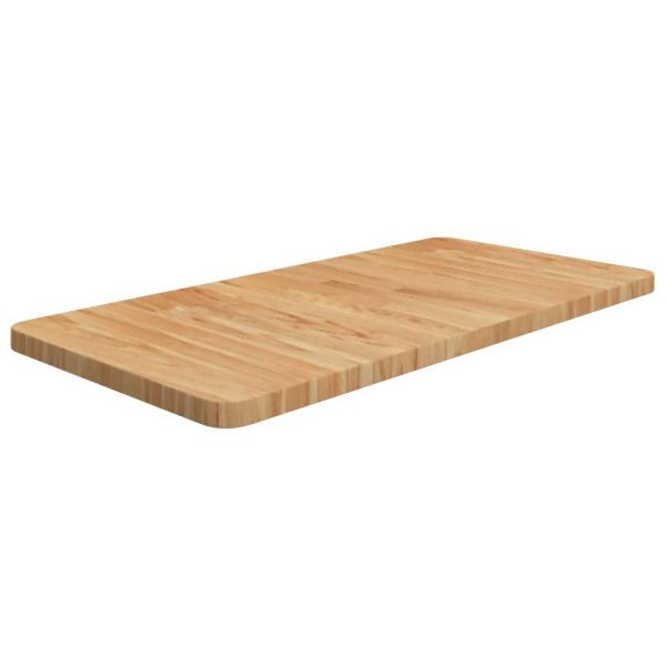 vidaXL Waschtischplatte Hellbraun 80x40x2,5 cm Massivholz Behandelt, 343038