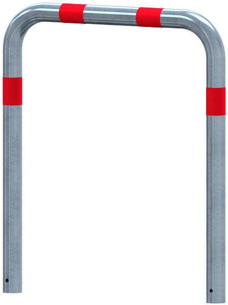 Schake Rammschutzbügel Ø 76 mm, rot reflektierenden Streifen, Ø 76 mm, Gesamtbreite: 1000mm, 4L77_06SRO