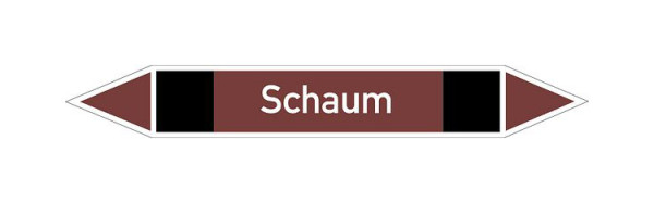 Schilder Klar Rohrleitungskennzeichen Schaum, 33000x90 mm Folie selbstklebend, 101671/85