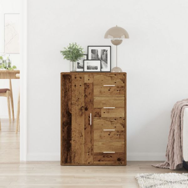 vidaXL Sideboard Altes Holz 60x31x84 cm Ingenieurholz, 862264