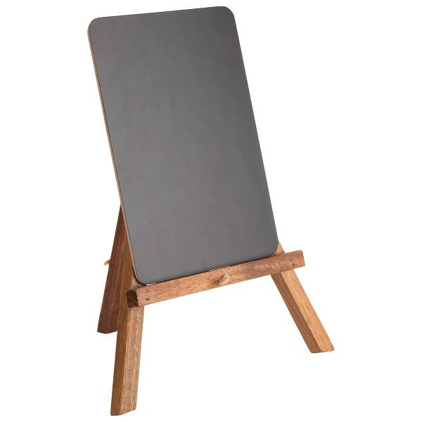 APS Mini Staffelei, 2-teilig, 19,5 x 15 x 24 cm, Akazienholz, Tafel senkrecht und, waagerecht verwendbar, 71531