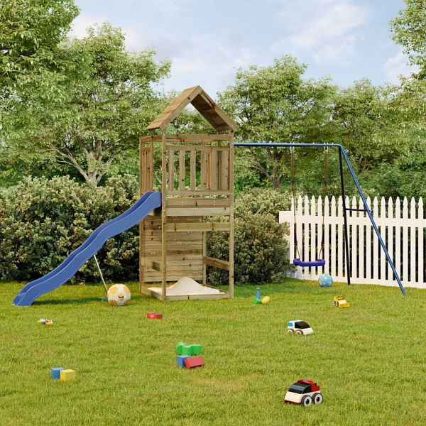 vidaXL Spielturm Imprägniertes Kiefernholz, Top-Qualität, 3156987