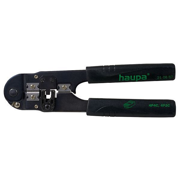 Haupa Crimpzange ungeschirmte Modularstecker 4, 210867, 4011923154776