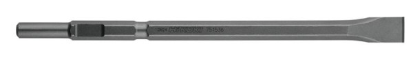 HiKOKI Flachmeißel 19 mm Rundschaft / 21 mm Sechskant 30 x 450 mm, 751536
