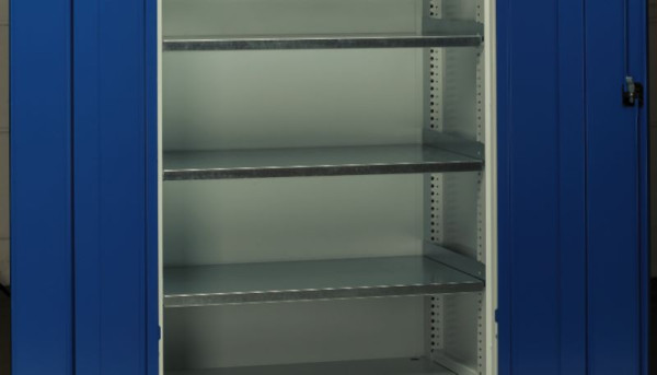 KLW Fachboden, verzinkt, mit Fachbodenträgern Breite: 658 Tiefe: 633 Dicke: 30 mm, passend zu MGC Maschinenbeistellschrank, FB30Z01-658-633-080