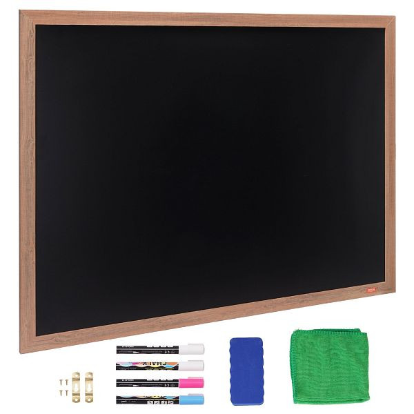 VEVOR Kreidetafel Magnetisch mit Holzrahmen 1168,4 x 889 mm, Magnetsammelbrett 913 x 1092 mm, BG3546INCHMDFSHWLV0