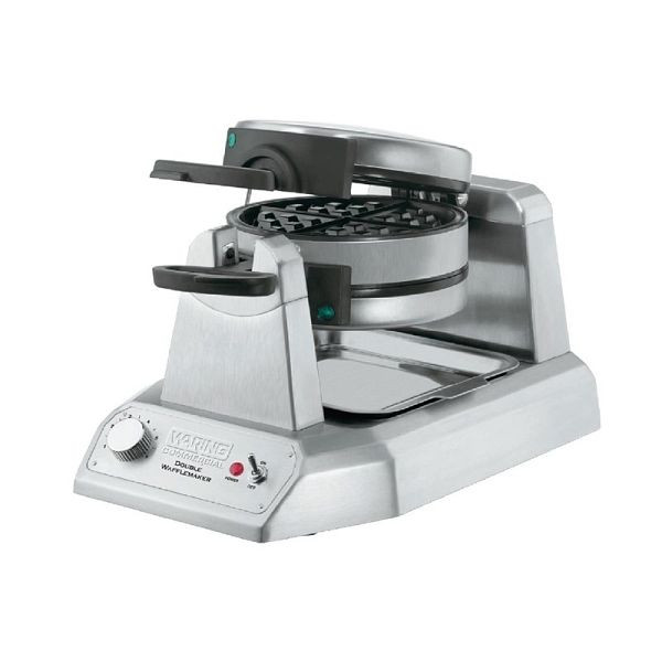 Waring doppeltes Waffeleisen WW200K, 1,4 kW, 230 V, 50 Waffeln pro Stunde, DM874