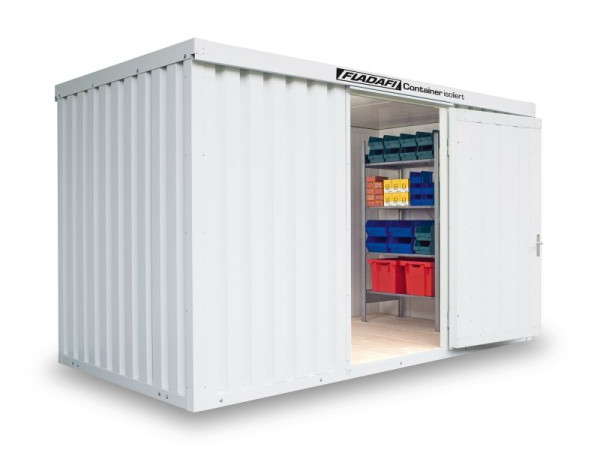 FLADAFI Materialcontainer IC 1400, isoliert, mit Holzfußboden, 4.050 x 2.170 x 2.470 mm, F2221400101-F911