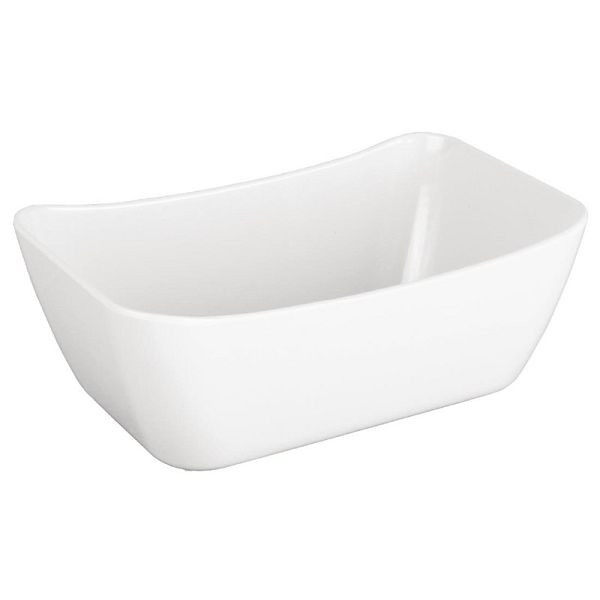 Olympia Kristallon Curve Schale weiß GN1/4, GM271, 5050984417207