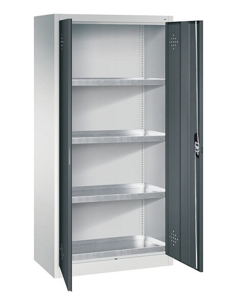 C+P Umweltschrank Acurado, H1950xB930xT500mm, 7035/7016, 8921-315 S10427