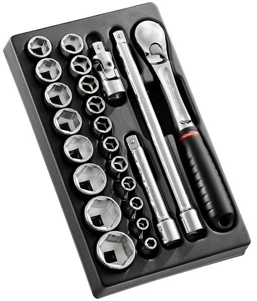 Facom Modul - Steckschlüssel 1/2", 23-teilig, MOD.SL161-36