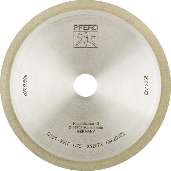 Pferd Diamant-Schleifwerkzeug 1A1R 150-1-7-20 D 151 PHT C75, 68620152