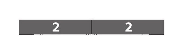 NordCap Tablettrutschen-Kit, für TIFFANY 4, B x T x H in mm: 1000 x 200 x 10, VE: 2 Stück, 455475110