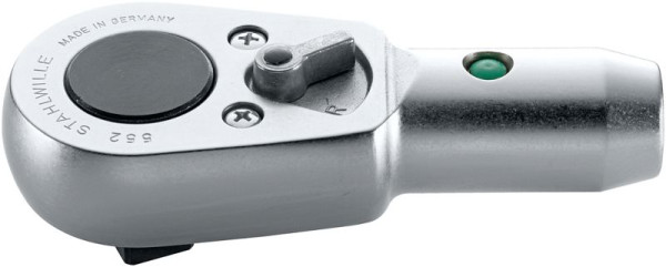 STAHLWILLE 20 mm (3/4") Knarre Nr.552 Schlüsselweite 10 ° Länge 165 mm, 15110000