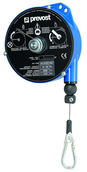 Prevost Federzüge, Serie CP : Traglast 8 kg - 14 kg, Mindest-Belastung= 10 kg, Max. Belastung= 14 kg, BAL 100120CP