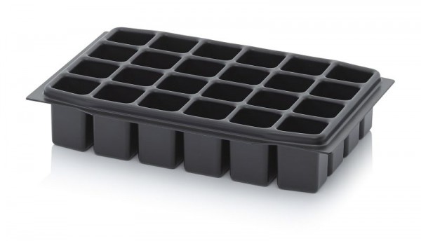 Auer Tiefzieheinsätze Toolboxen 40 x 30 cm, Tiefzieheinsatz 24-fach, TB TE 4324