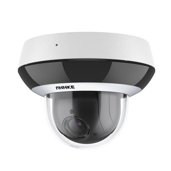 ANNKE I91BK 4 MP PoE PTZ Dome Überwachungskamera mit 4x optischem Zoom, Nachtsicht in Farbe, IK10 Vandalismusschutz, an91bk