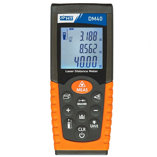 HT Instruments Professioneller Digitaler Laser-Entfernungsmesser bis 40 m, 1009790