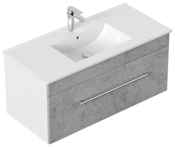 Posseik Badmöbel VIVA 100 beton, 100 x 49,7 x 47,5 cm, VIVA100000216DE