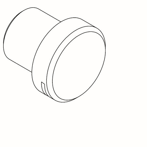 KWC Urinalspülkopf, DN15, Edelstahl, Gewindestutzen 20 mm, 2030071742