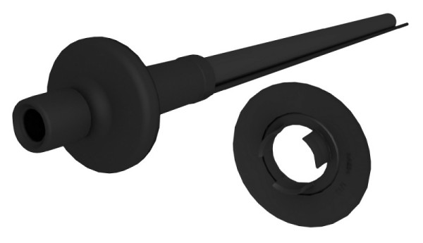 Hauff Universal-Gebäudeeinführung für Gebäude mit Keller, geeignet für Medienrohr Øa: 24-30 mm, Baulänge: 1000 mm, 3030380176