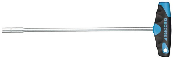 GEDORE 10 mm Steckschlüssel mit 2K-T-Griff, verchromt, 2647680