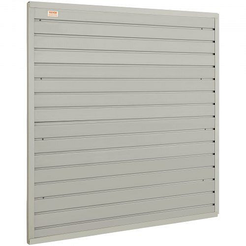 VEVOR Wandpanel Werkzeugwand 129,1x129,1cm WPC, Slatwall Stecktafel Pegboard Ideal für Werkstatt Lager Keller Werkbank Garage, BTQBPVCF16SQTX3KIV0