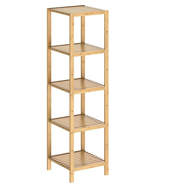 casaria Standregal Bambus 140x33x33cm, 107918, 4251779121717