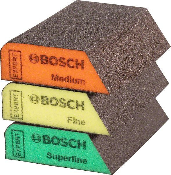 Bosch EXPERT S470 Combi Block, 69 x 97 x 26 mm, M, F, SF, 3-teilig. Für Handschleifen, VE: 5 Stück, 2608901174