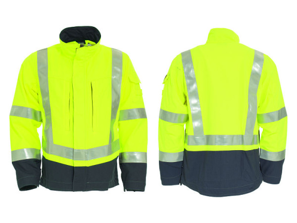 Lemp Bundjacke Tera TX Hivis Klasse 1 gelb/marine XXXL, 667465